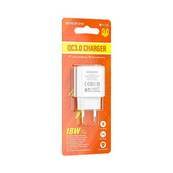 شارژر دیواری QC3.0 بروفون مدل BA72A