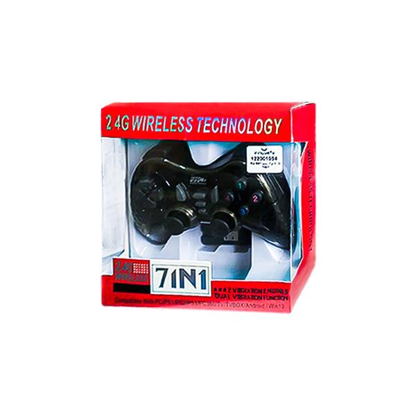 دسته بازی تکی شوک دار بی سیم HJ-041 7IN1