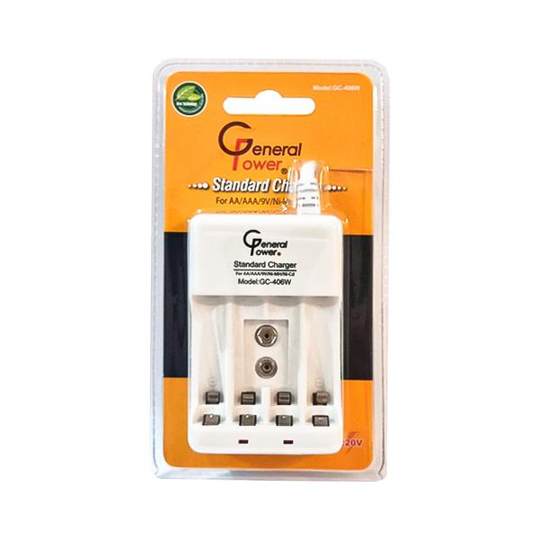 شارژر باتری چهارتایی جنرال پاور مدل GC-406W