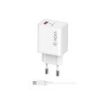شارژر دیواری Nexa 18W مدل C118C همراه با کابل تایپ سی