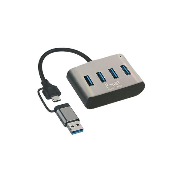 هاب USB/تایپ سی 4 پورت USB3.0 مدل T-3623