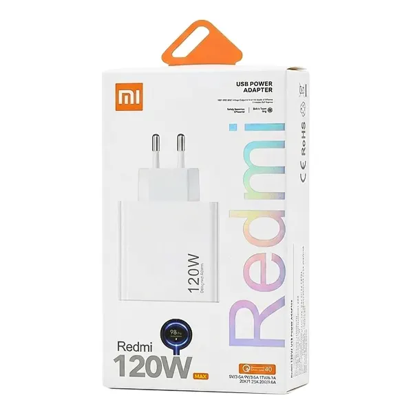 شارژر دیواری 120W شیائومی همراه با کابل تایپ سی