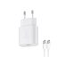 شارژر دیواری 15W سامسونگ مدل EP-T1510NW + کابل تایپ سی
