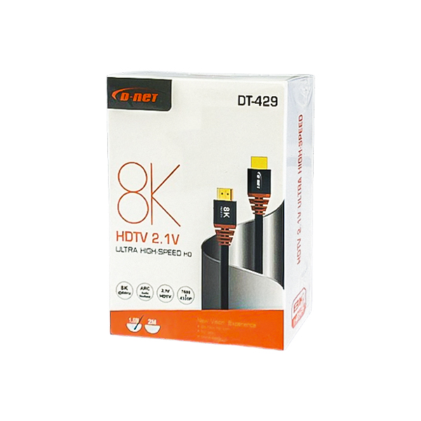 کابل HDMI 8K دی نت مدل DT-429 طول 1.5 متر