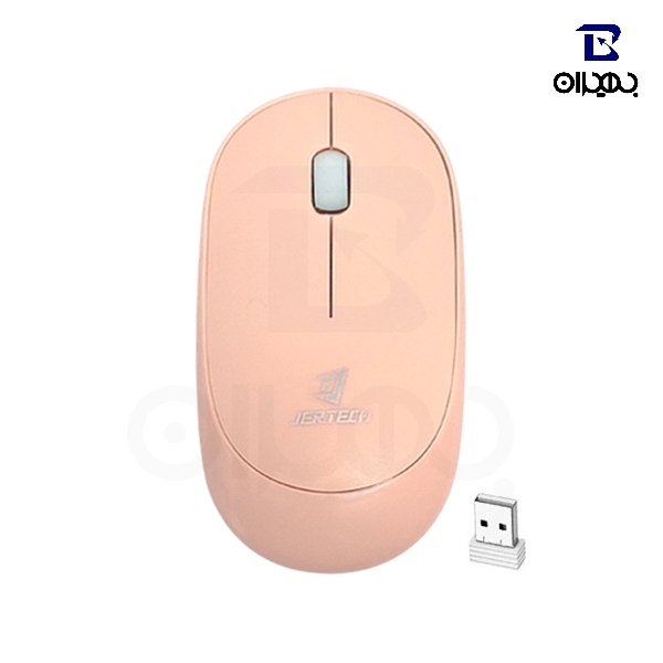 ماوس بی سیم جرتک مدل JR6 رنگ صورتی
