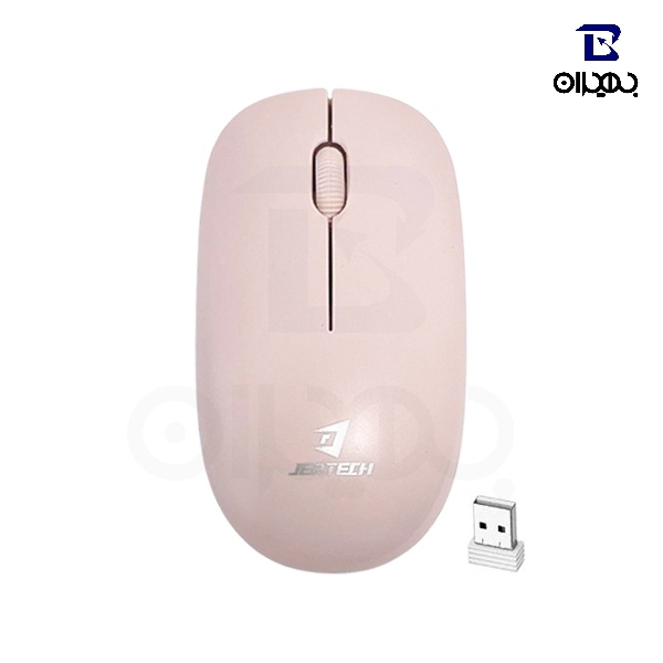 ماوس بی سیم جرتک مدل JR8 رنگ صورتی