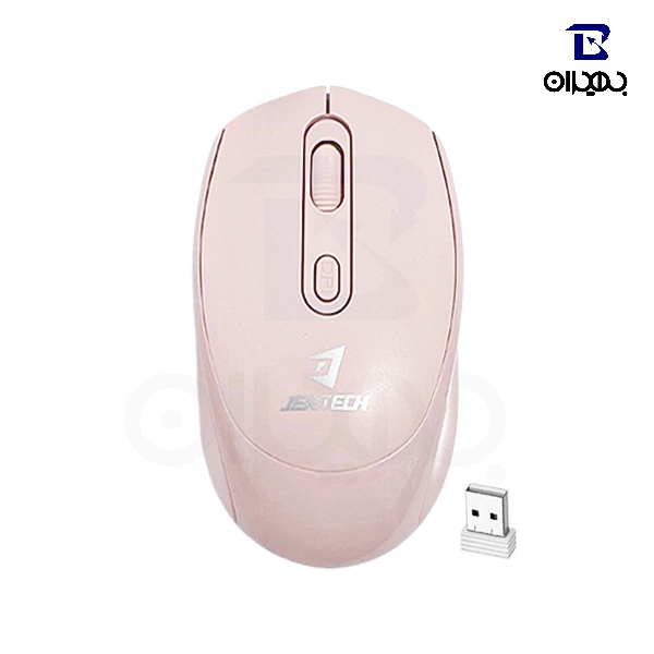 ماوس بی سیم جرتک مدل JR7 رنگ صورتی