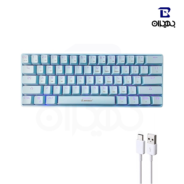 مینی کیبورد بی سیم مکانیکال جرتک مدل JK530