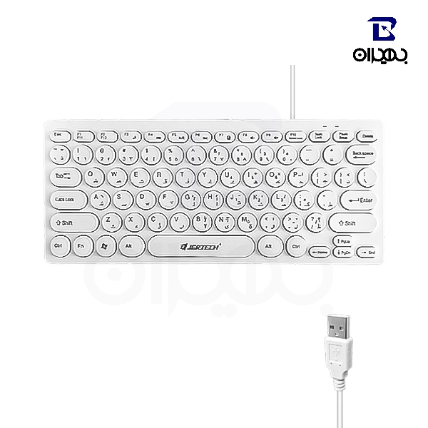 مینی کیبورد جرتک مدل DK500 رنگ سفید