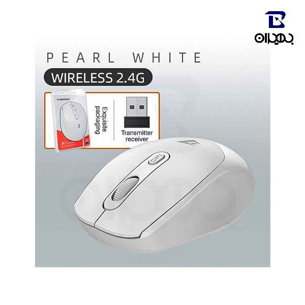 ماوس بی سیم جرتک مدل JR7 رنگ سفید