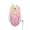 ماوس مخصوص بازی جرتک مدل JR810 ENERGY رنگ صورتی