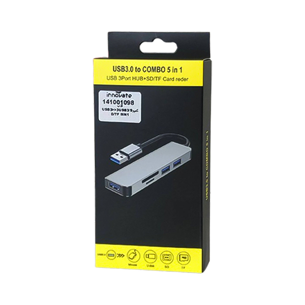 هاب کمبو USB3.0 به USB3.0/SD/TF