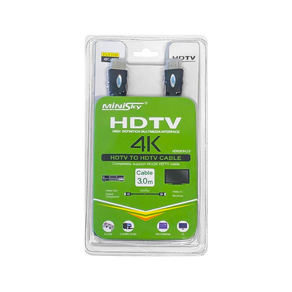 کابل Minisky HDMI 4K/2K طول 3 متر