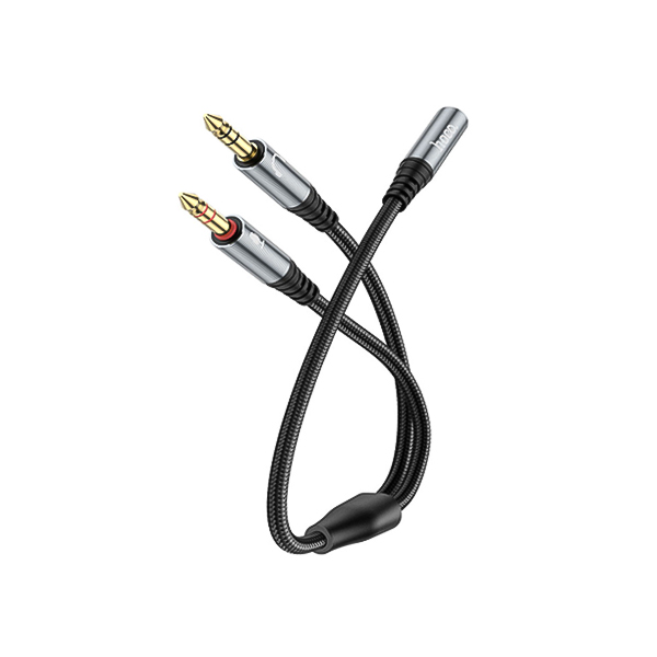 تبدیل صدا 2 به 1 مادگی جک 3.5 میلی متری هوکو مدل UPA21