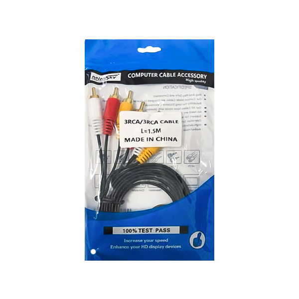 کابل ۳ به ۳ Minisky AV طول 1.5 متر