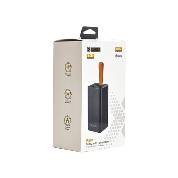شارژر همراه Nexa 20W+22.5W مدل P501 ظرفیت 50000mAh