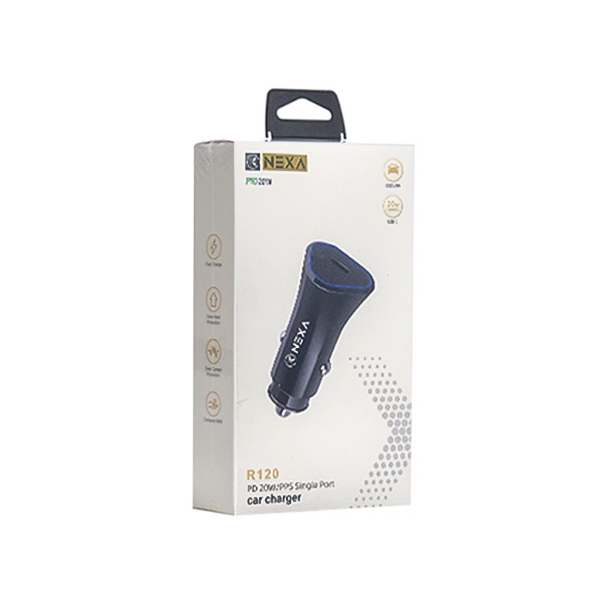 شارژر فندکی Nexa USB-C PD 20W مدل R120