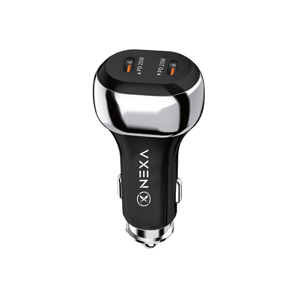 شارژر فندکی Nexa 2USB-C PD 50W مدل R225