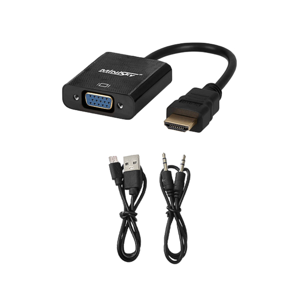 تبدیل برق دار HDMI به Minisky VGA/SOUND