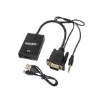 تبدیل برق دار VGA به Minisky HDMI