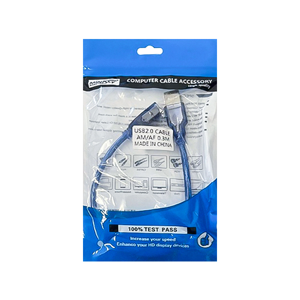 کابل افزایش طول Minisky USB طول 30 سانتی متر