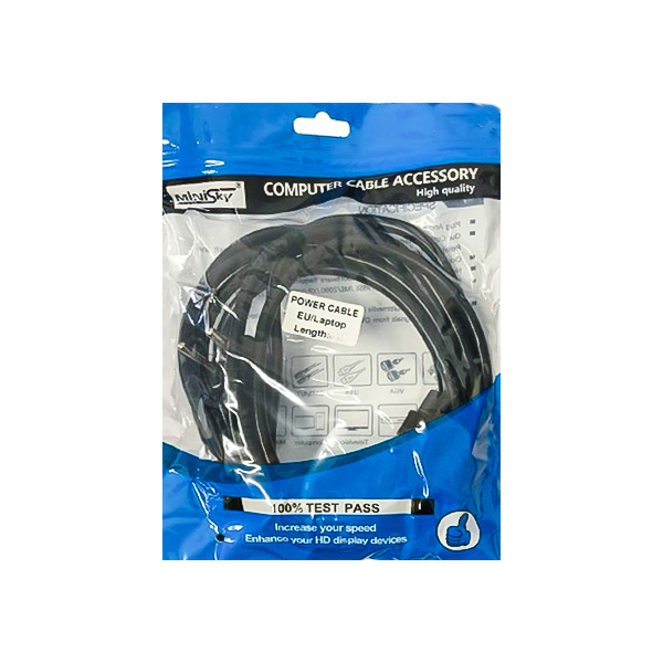 کابل برق لپ تاپ Minisky طول 1.5 متر