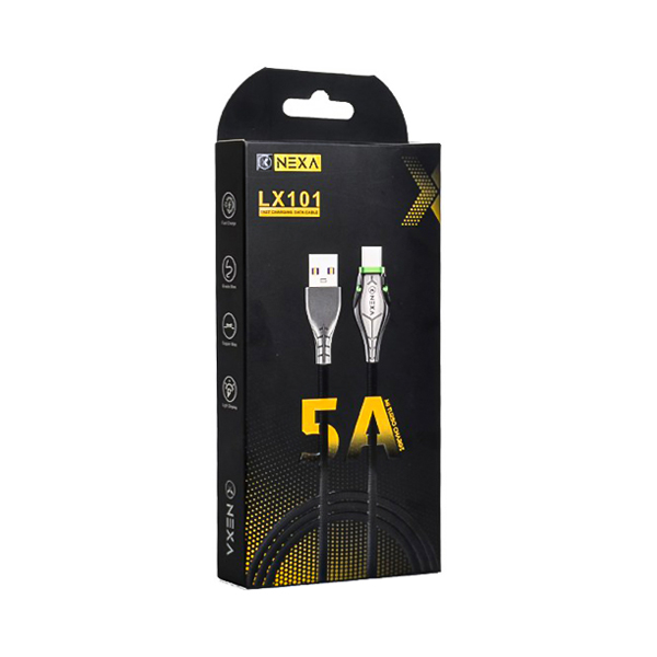 کابل USB به Nexa Type-C مدل LX101 طول 1 متر