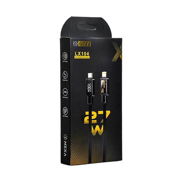 کابل تایپ سی به لایتنینگ Nexa 27W مدل LX104 طول 1.2 متر