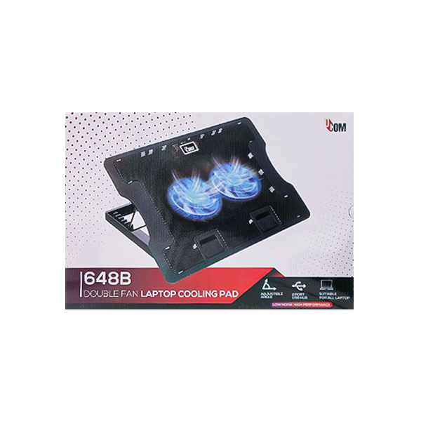 پایه خنک کننده لپ تاپ 2 فن Ucom مدل 648B