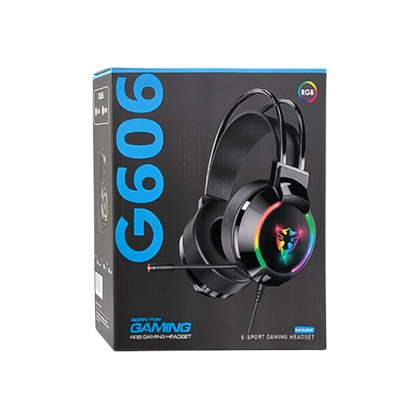 هدست مخصوص بازی G606 USB 7.1 RGB