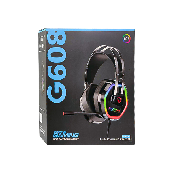 هدست مخصوص بازی G608 USB 7.1 RGB