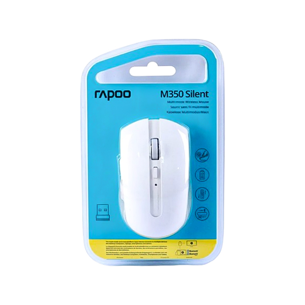 ماوس Bluetooth & wireless سایلنت رپو مدل M350 رنگ سفید