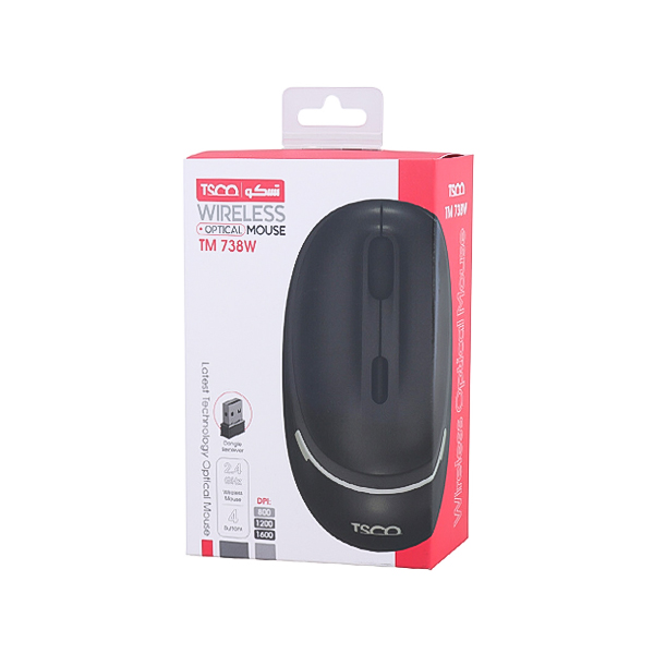 ماوس بی سیم تسکو مدل TM 738W
