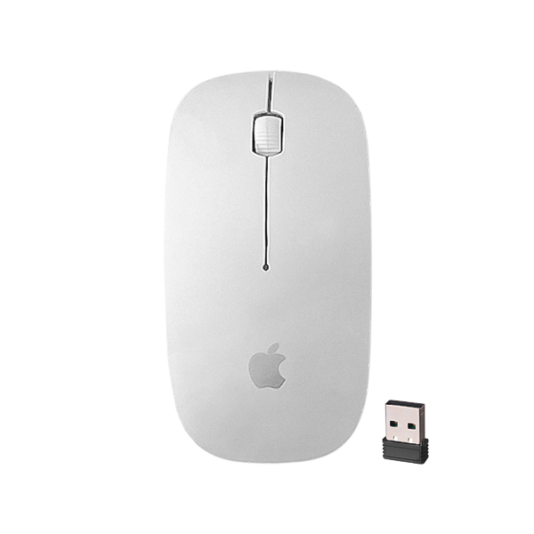 ماوس بی سیم طرح اپل رنگ سفید