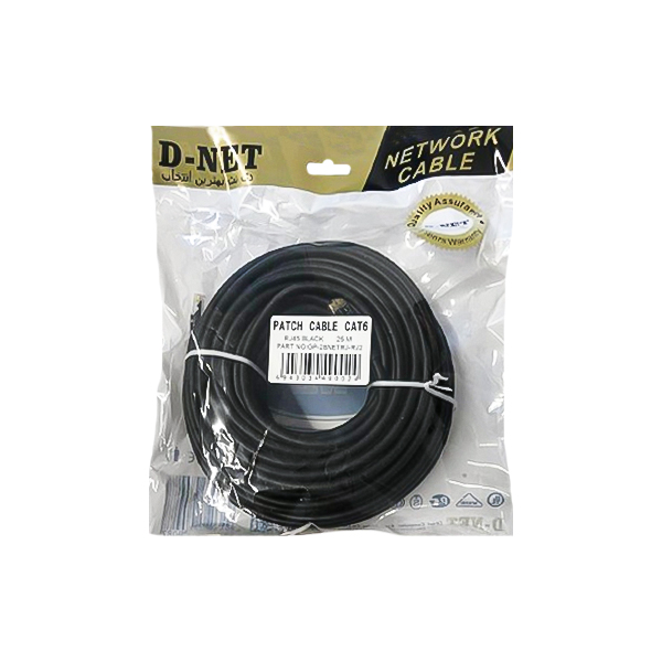 کابل شبکه CAT6 دی نت طول 25 متر