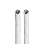 لوله پلی فلکس سایز 13 حلقه 25 متر رنگ سفید