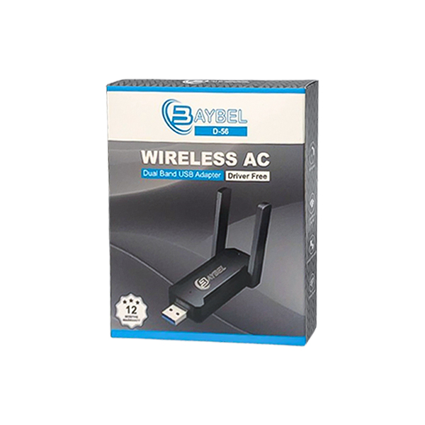 کارت شبکه USB دو آنتن BAYBEL مدل D-56