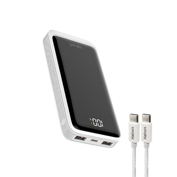 شارژر همراه 22.5W هترون مدل HPB1055G ظرفیت 10000mAh