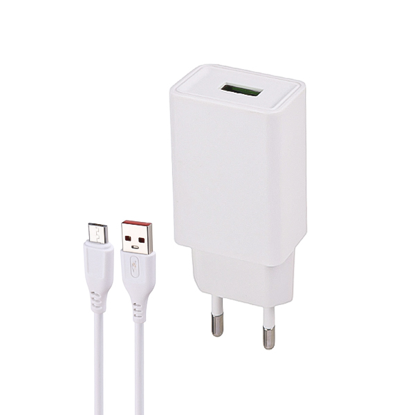 شارژر دیواری Sky Dolphin 12W مدل SC36V + کابل MicroUSB