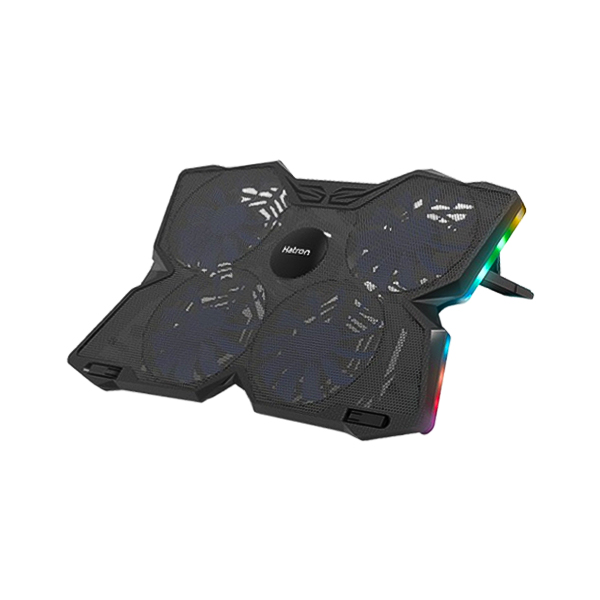 پایه خنک کننده لپ تاپ 4 فن RGB هترون مدل HCP127