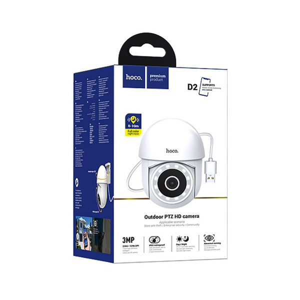 دوربین فضای باز 3MP PTZ هوکو مدل D2