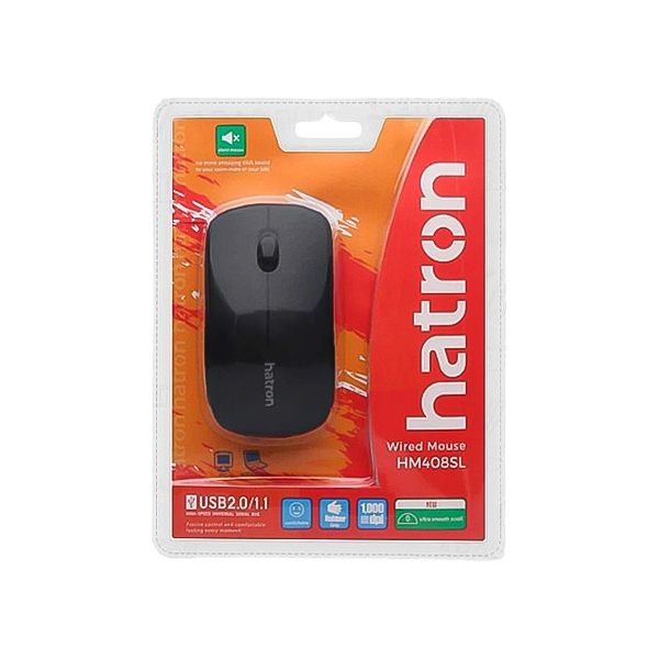 ماوس با سیم سایلنت هترون مدل HM408SL