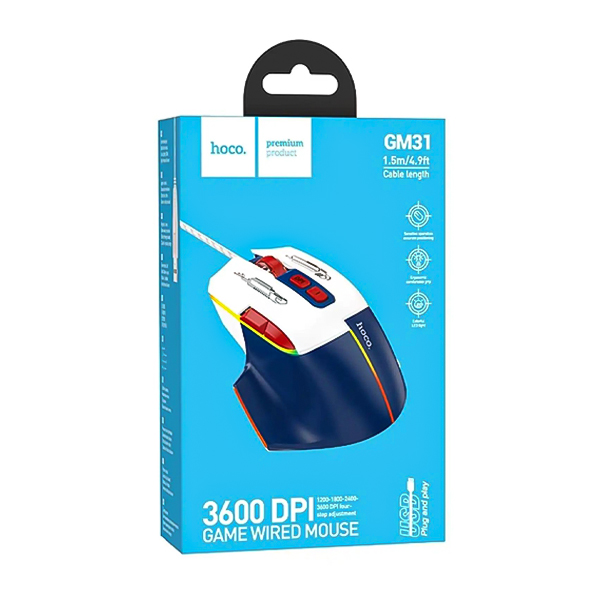 ماوس مخصوص بازی هوکو مدل GM31