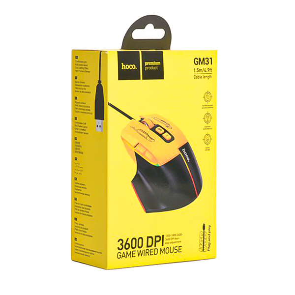 ماوس مخصوص بازی هوکو مدل GM31