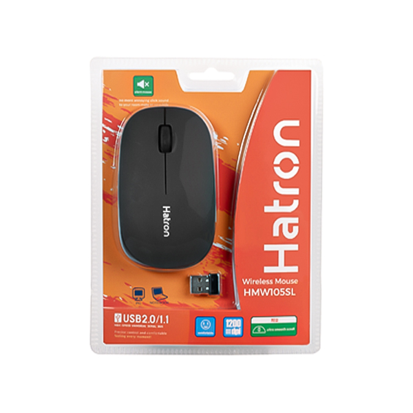 ماوس بی سیم سایلنت هترون مدل HMW105SL