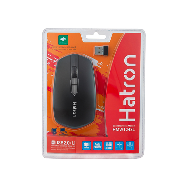 ماوس بی سیم سایلنت هترون مدل HMW124SL