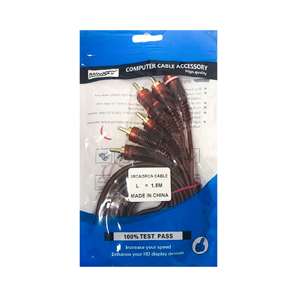 کابل 3 به 3 Minisky AV طول 1.5 متر