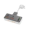 دو خانه برق 1PD + 3USB هوکو مدل AC12A