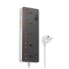 5 خانه برق 1PD + 3USB هوکو مدل AC14A