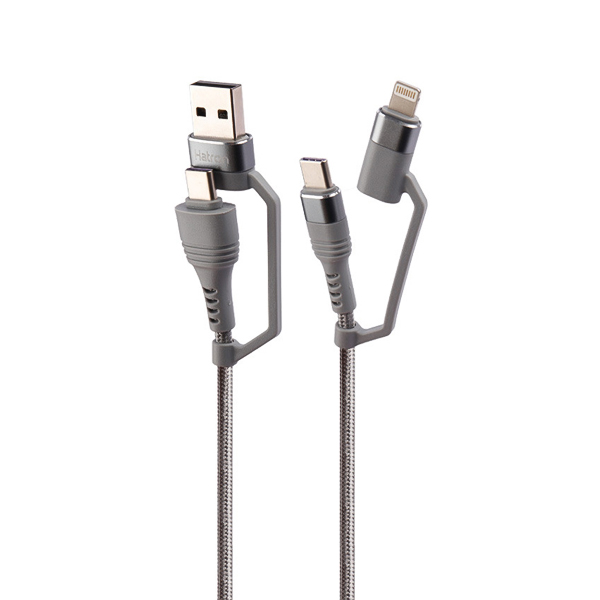 کابل 4 سر چندکاره هترون مدل HC450P طول 1 متر